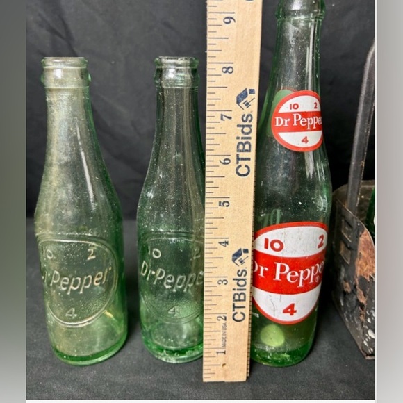 Rare Authentic Vintage Pepsi Cola 6 Pack Carrier Metal Handle Bottle Holder 1900 - Picture 5 of 5